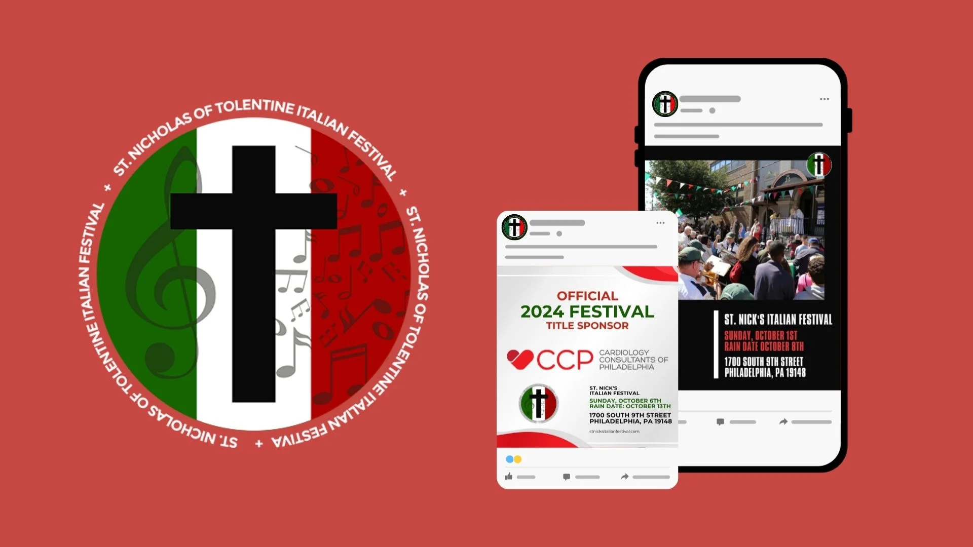 St. Nick's Italian Festival social media managed by Unparalleled Developers