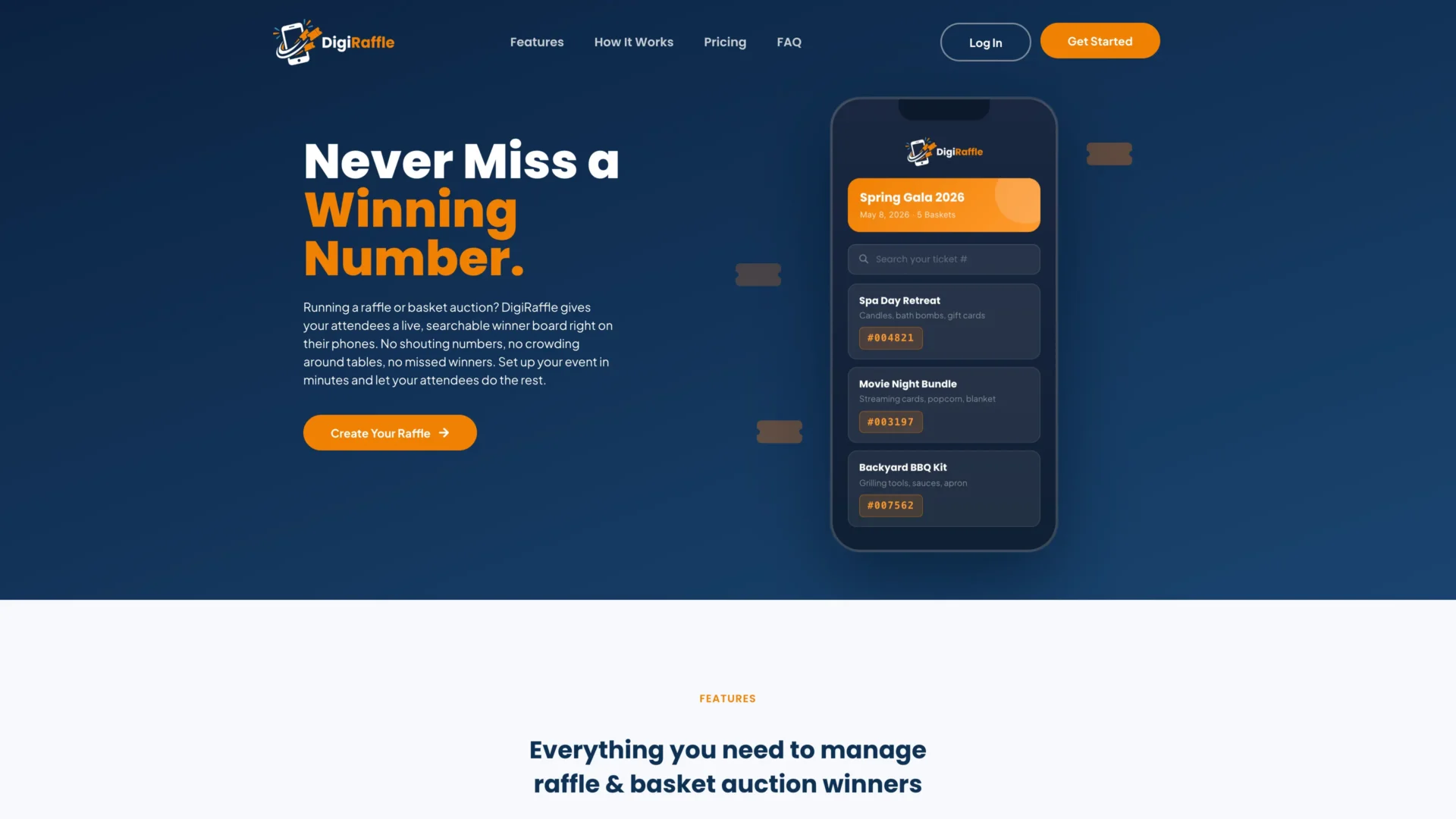 DigiRaffle designed by Unparalleled Developers, LLC